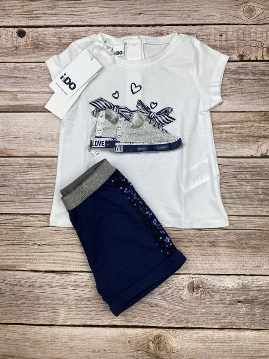 Set t-shirt manicacorta e pantaloncino