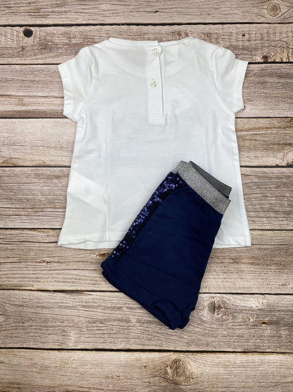 Set t-shirt manicacorta e pantaloncino