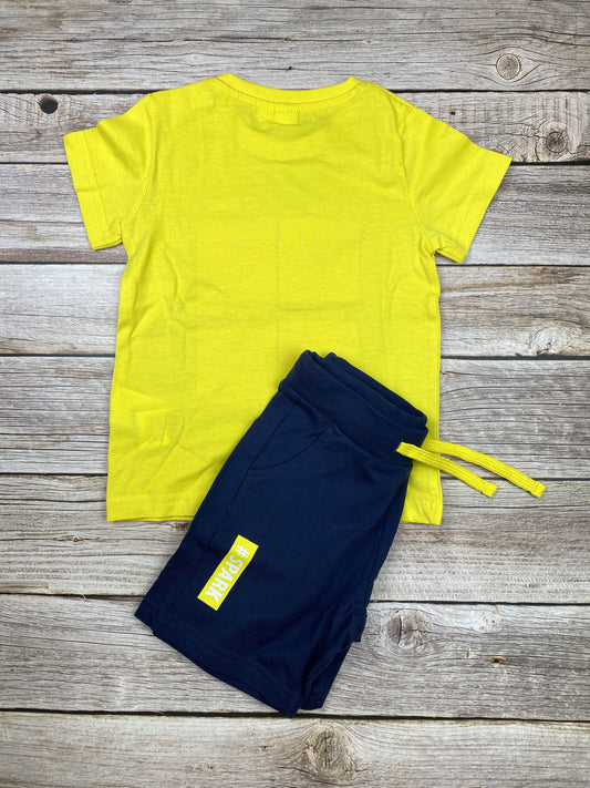 Set t-shirt manica corta e pantaloncino