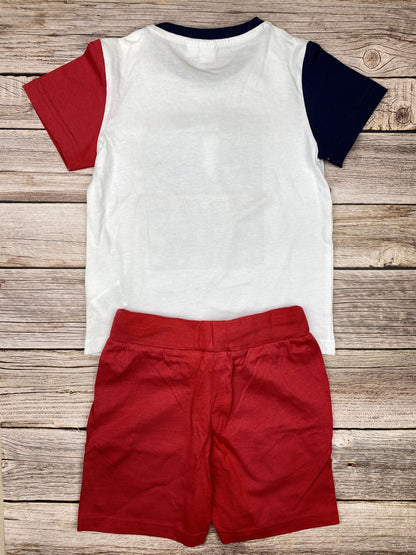 Set t-shirt manica corta e pantaloncino