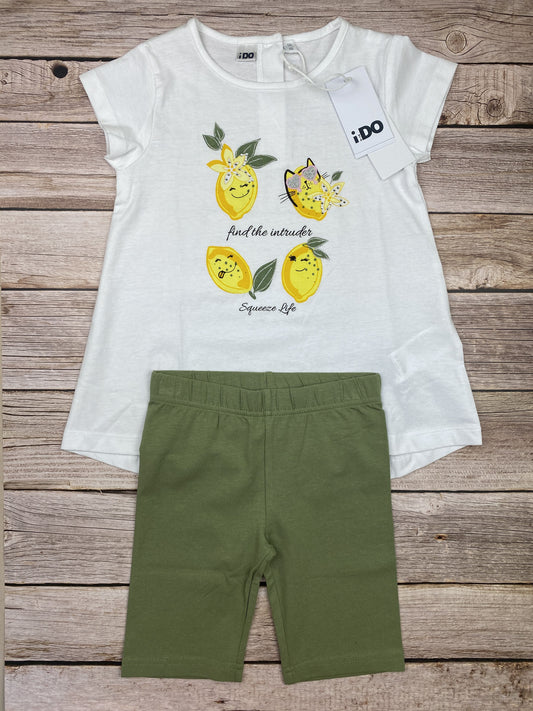 Set t-shirt manica corta e ciclisti