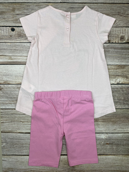 Set t-shirt manica corta e ciclisti