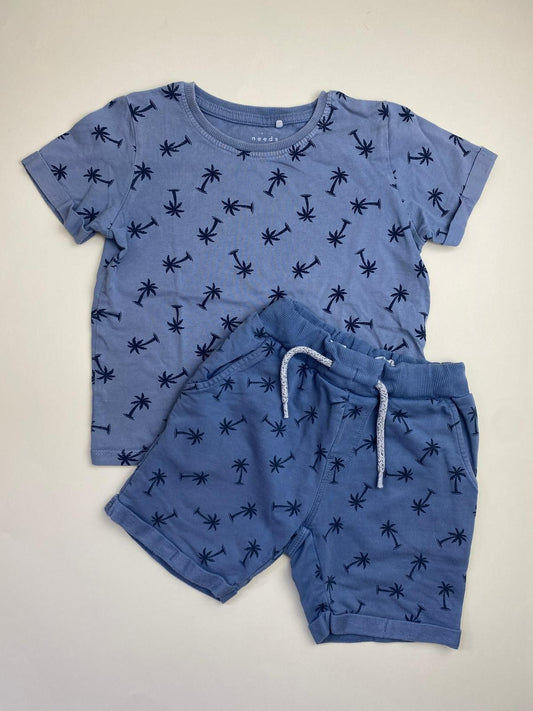 Completo T-shirt e Shorts in felpa