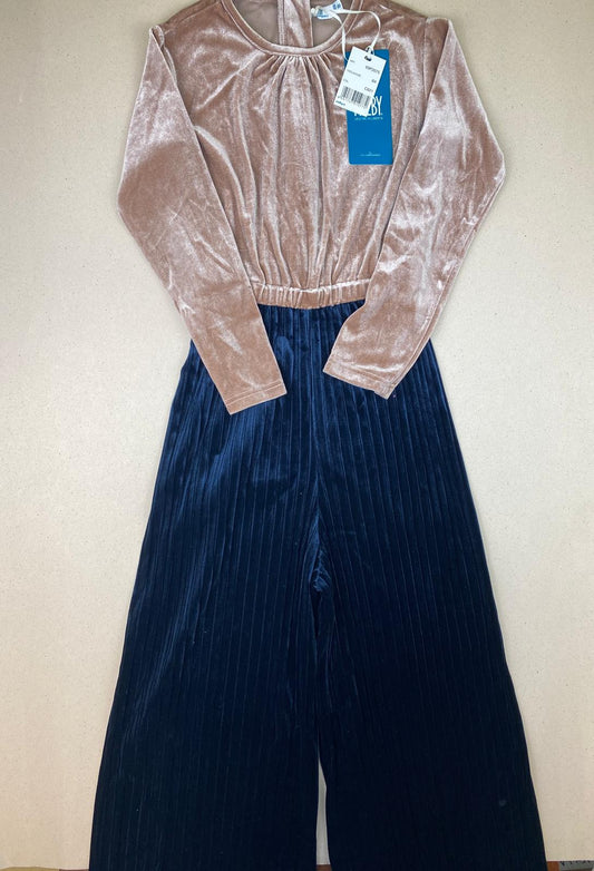 Tuta intera in velluto liscio