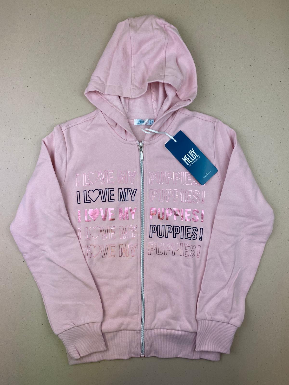 Felpa con zip e cappuccio