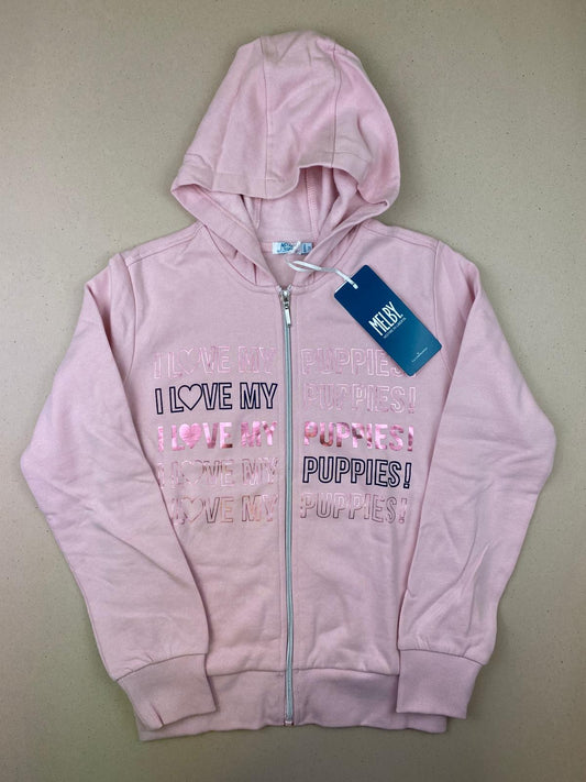 Felpa con zip e cappuccio