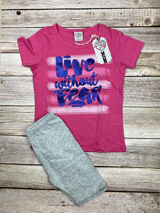 Set t-shirt manica corta e ciclisti