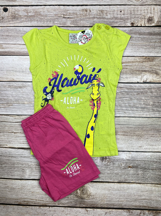 Set t-shirt manica corta e pantaloncino