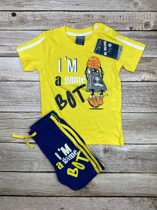 Set t-shirt manica corta e pantaloncino
