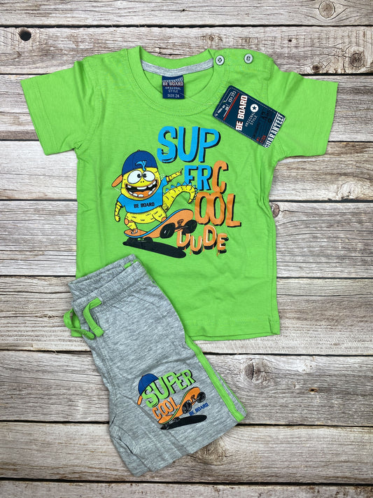 Set t-shirt manica corta e pantaloncino