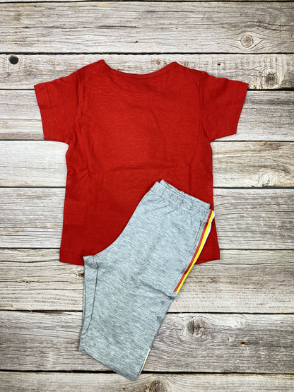 Set t-shirt manica corta e ciclisti