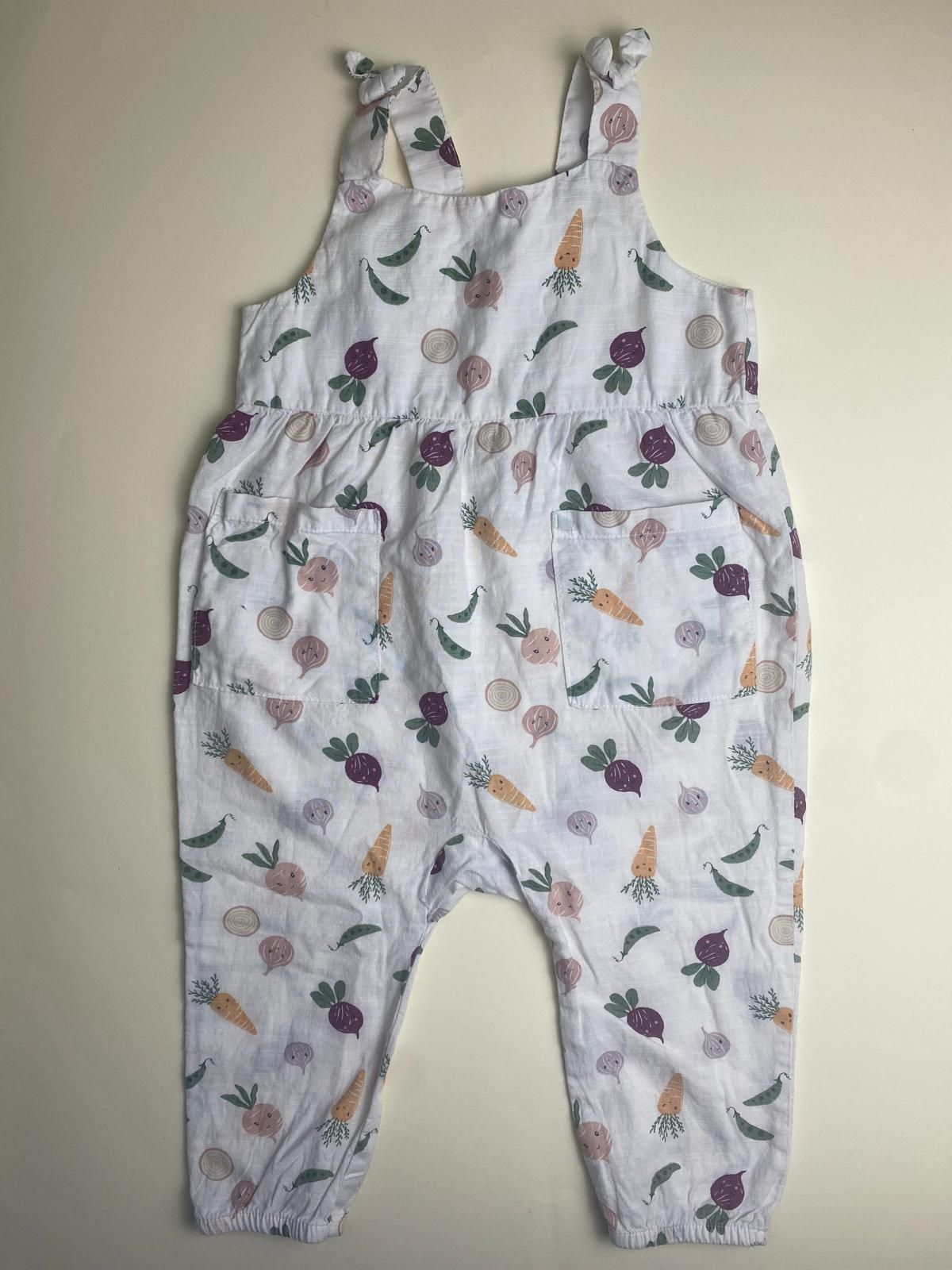 Tutina bambina con stampa verdure