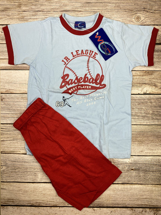 Set t-shirt manica corta e pantaloncino