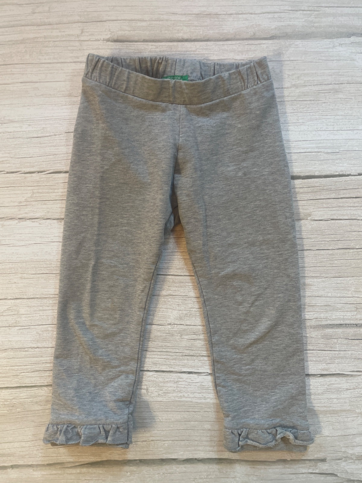 Leggings Bambina Grigio con Volant Benetton