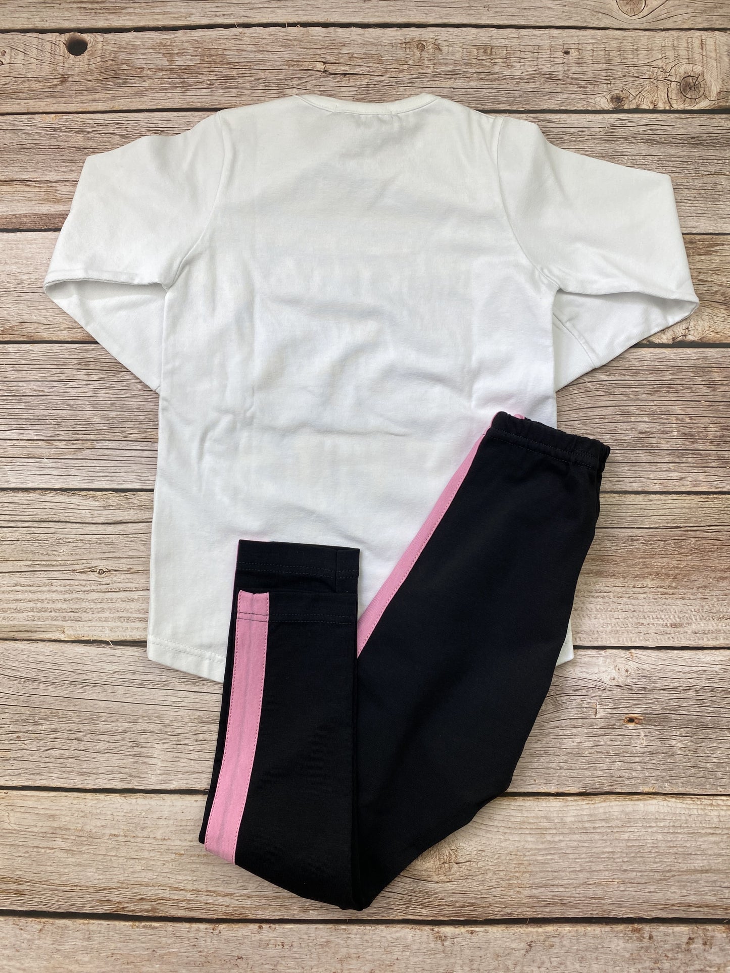 Set t-shirt manica lunga e leggings