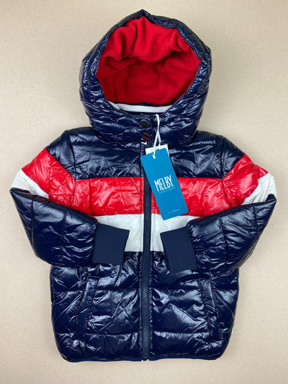 Giacca piumino in nylon lucido