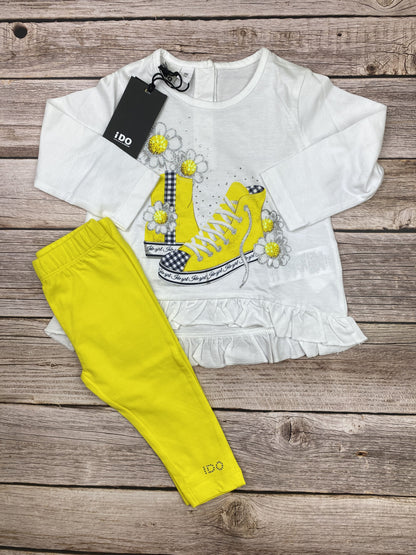 Set t-shirt manica lunga e pantalone