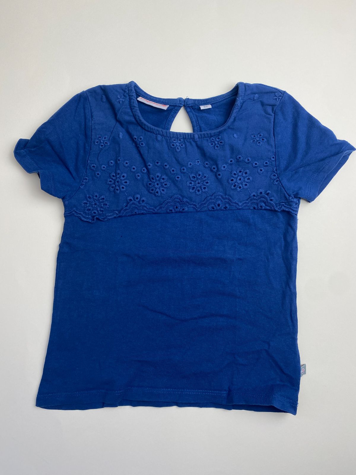 Maglietta blu maniche corte
