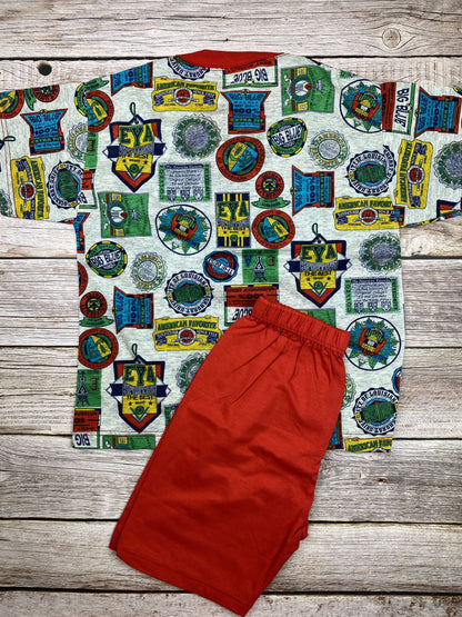 Pigiama manica corta e pantaloncino