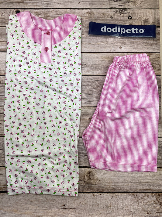Pigiama manica corta e pantaloncino