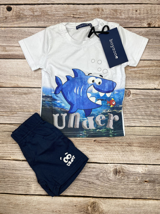 Set t-shirt manica corta e pantaloncino