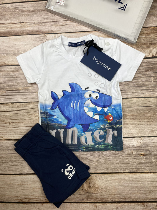 Set t-shirt manica corta e pantaloncino