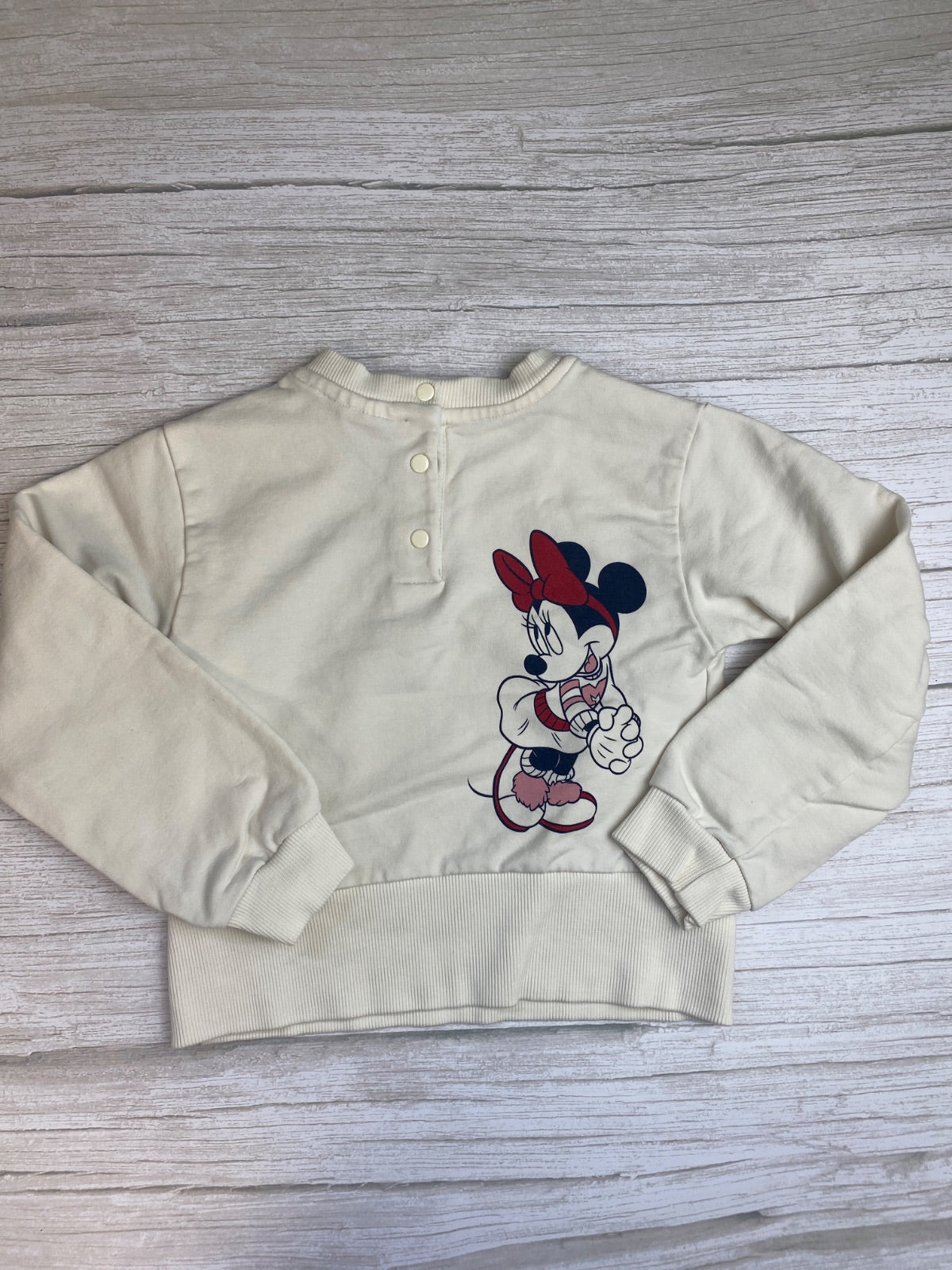 Felpa Bambina Minnie Mouse Love College