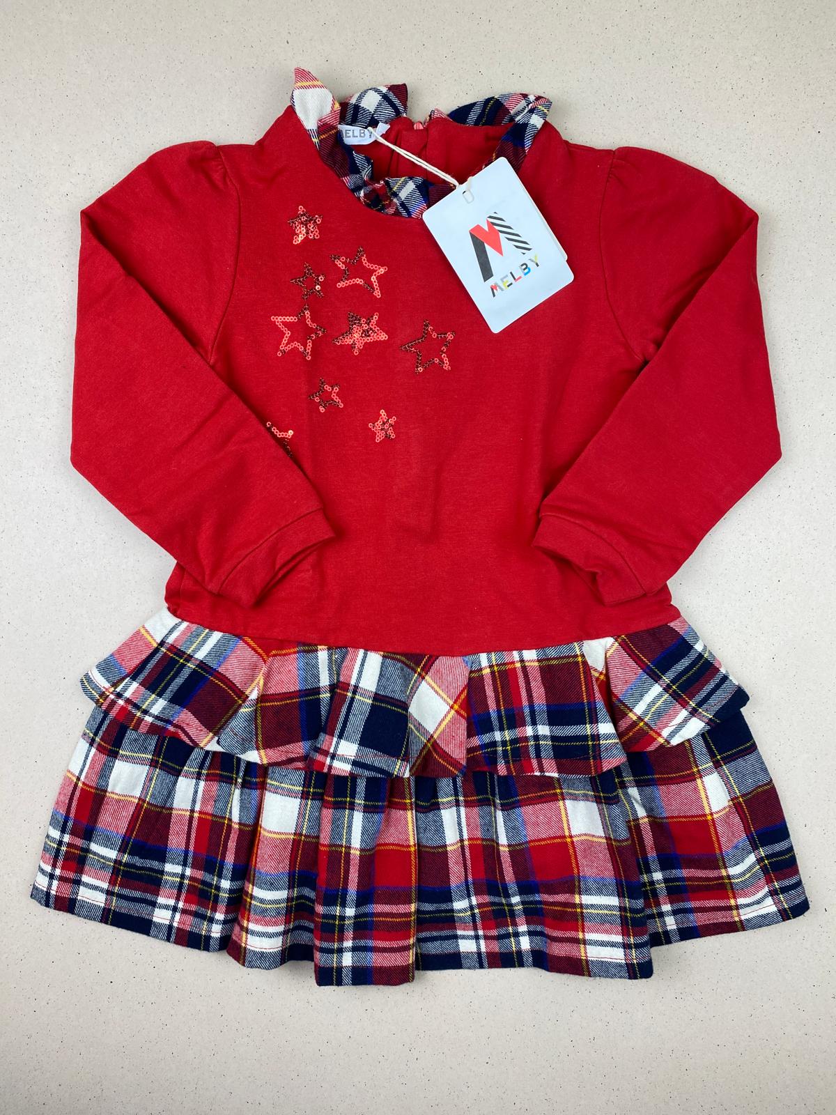 Vestito in felpa e flanella