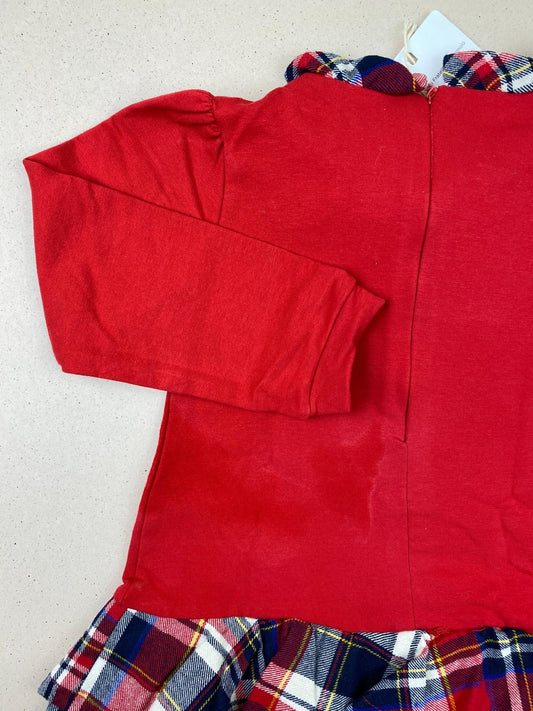 Vestito in felpa e flanella