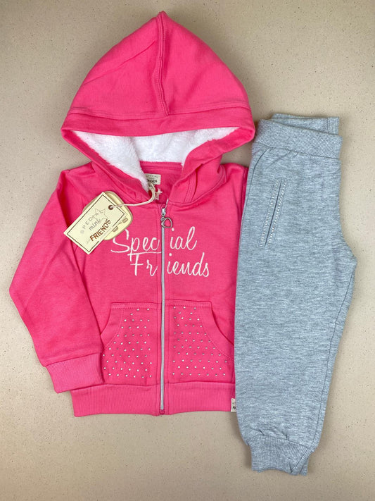 Set tuta felpa full zip e pantalone