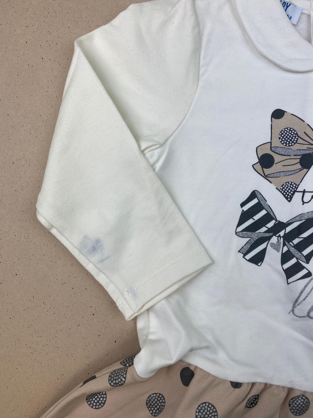 Vestito in felpa manica lunga