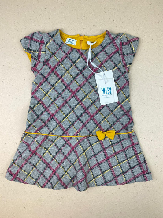 Vestito in felpa manica corta