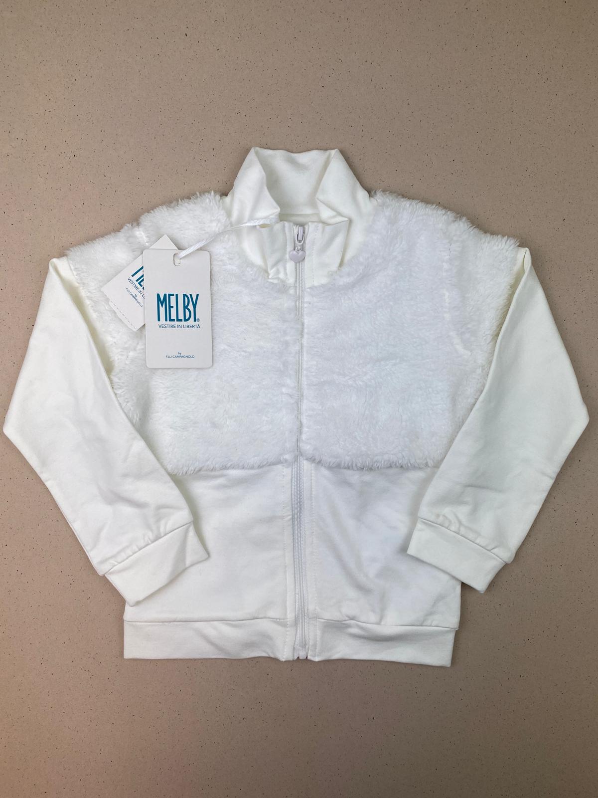 Felpa full zip senza cappuccio