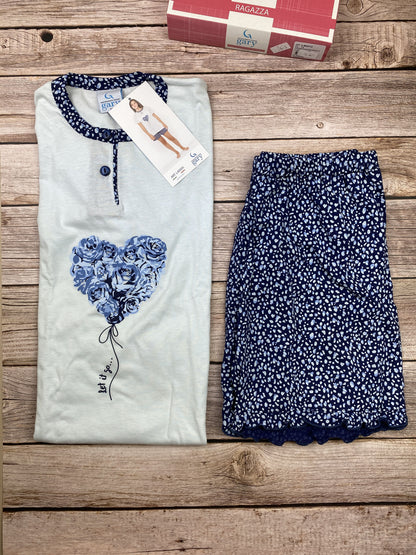 Pigiama manica corta e pantaloncino