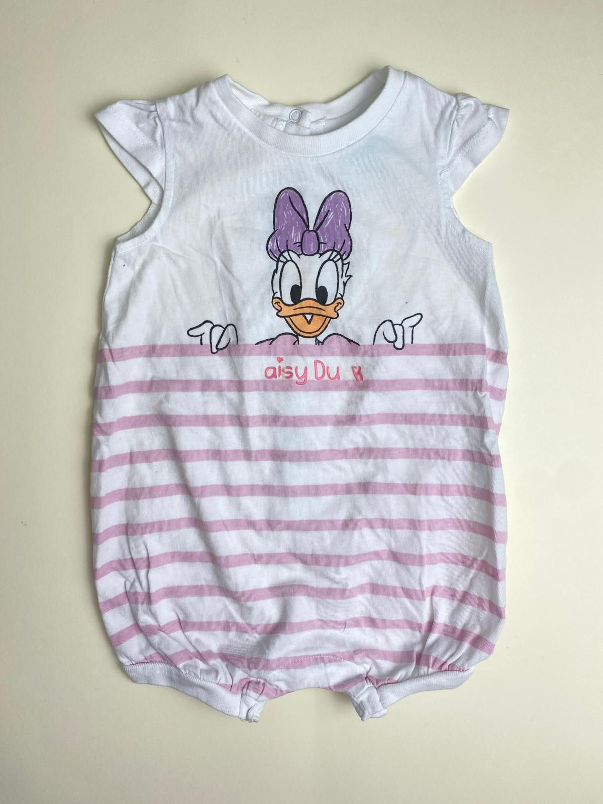 Pagliaccetto neonata Paperina maniche corte