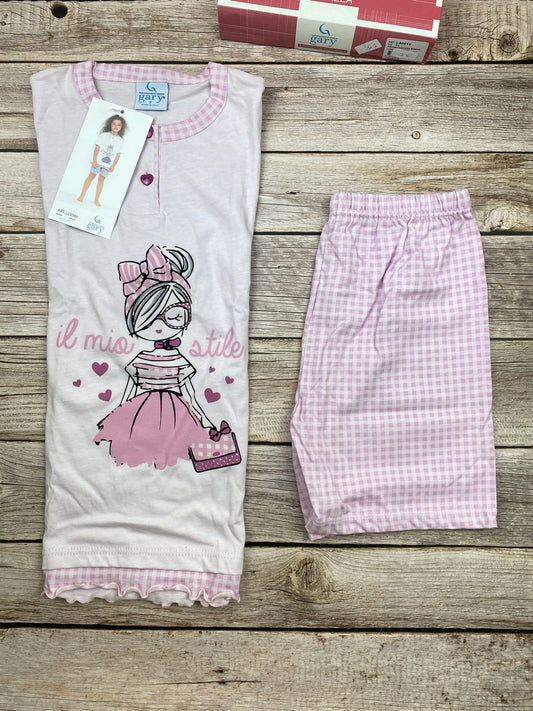 Pigiama manica corta e pantaloncino