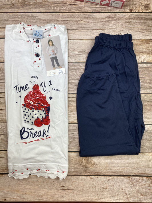 Pigiama manica lunga e pantalone