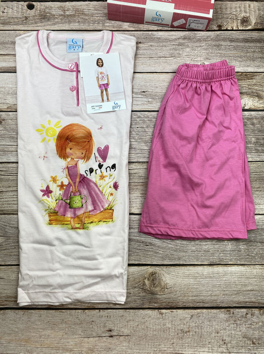 Pigiama manica corta e pantaloncino