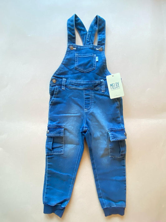 Salopette in morbido jeans