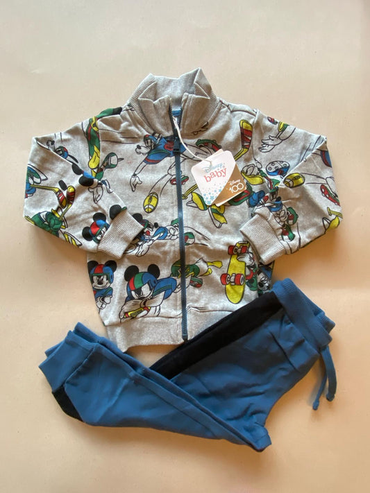 Set tuta con felpa full zip e pantalone