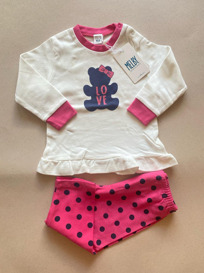 Pigiama pantalone e manica lunga