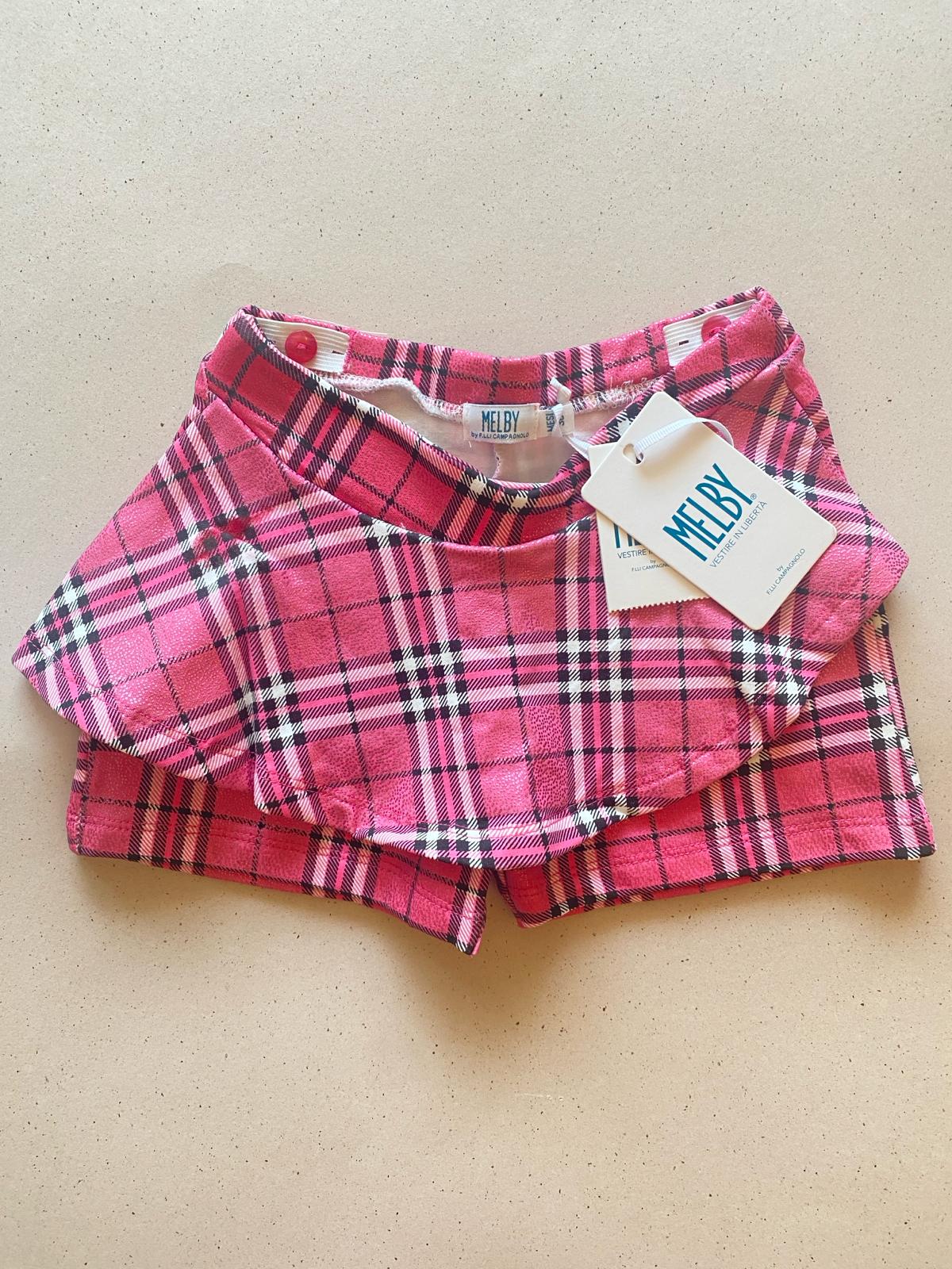 Gonna a pantalone in felpa
