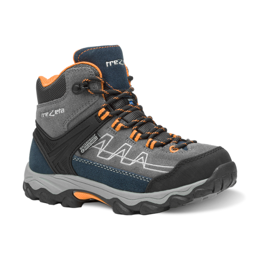 Scarponcino da trekking Stom waterproof grigio-arancione