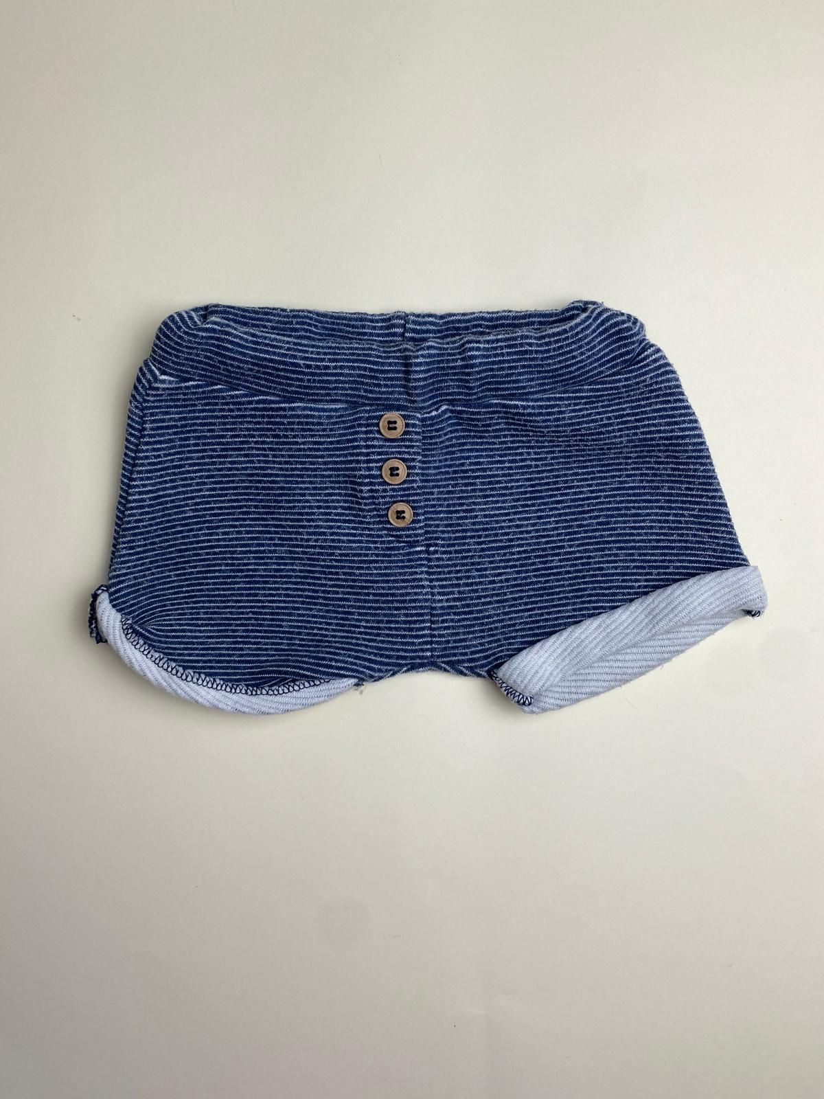 Shorts a righe per neonato