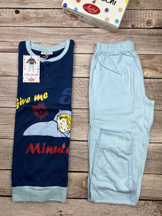 Pigiama manica lunga e pantalone