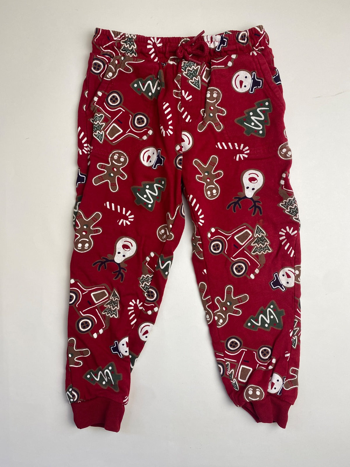 Pantaloni Jogger Natalizi per Bambini con Stampa Festiva