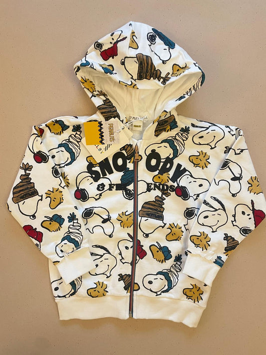 Felpa con zip e cappuccio