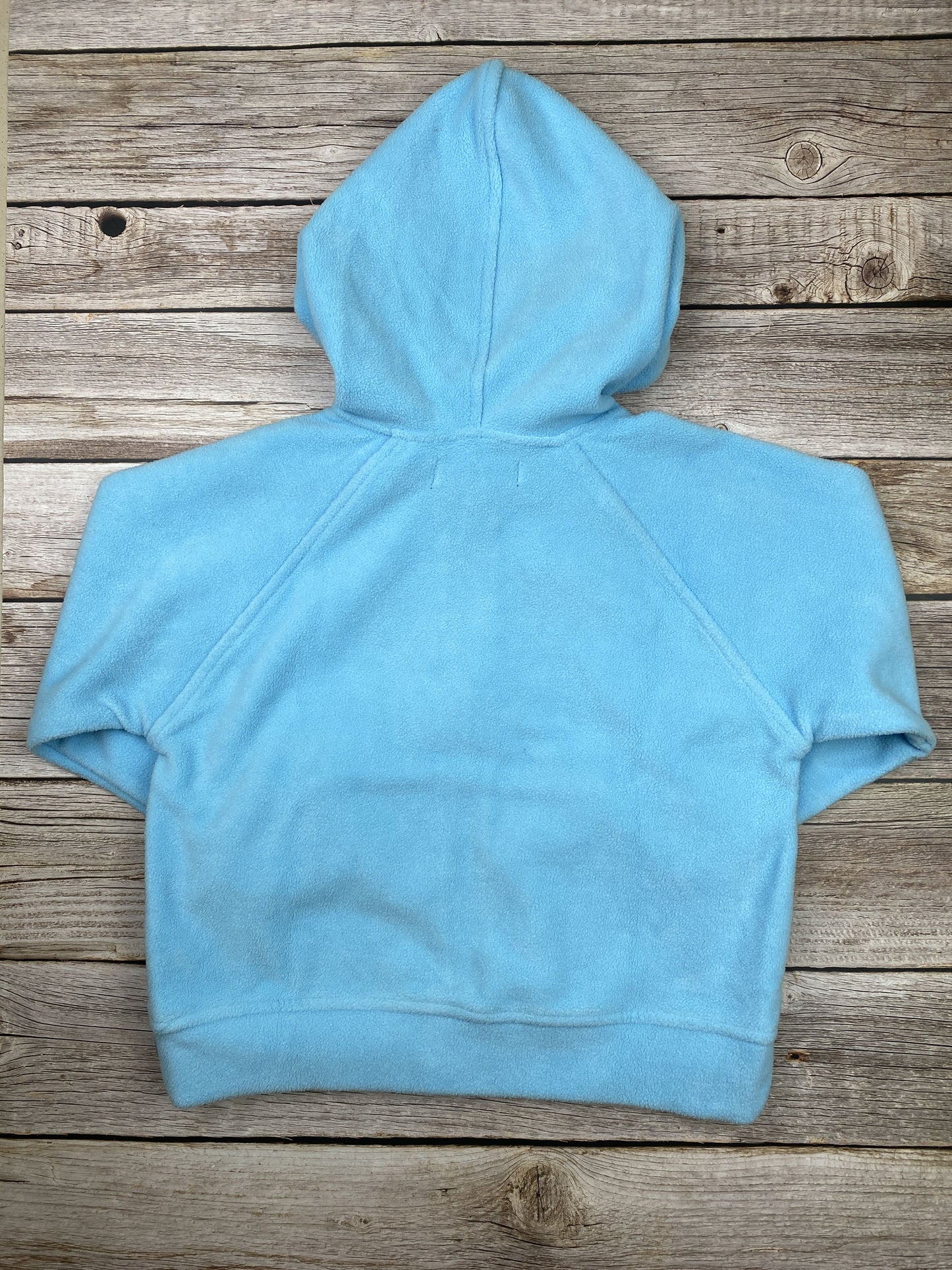 Felpa in pile con zip e cappuccio