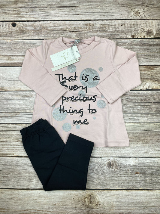 Set t-shirt manica lunga e leggings