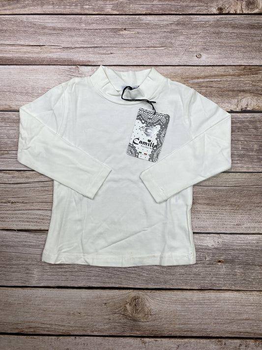 T-shirt manica lunga e collo alto